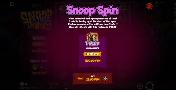 Snoop Dogg Dollars slot machine gameplay